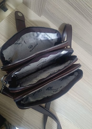 Kahverengi Deri Kadın Çanta - Görsel 4