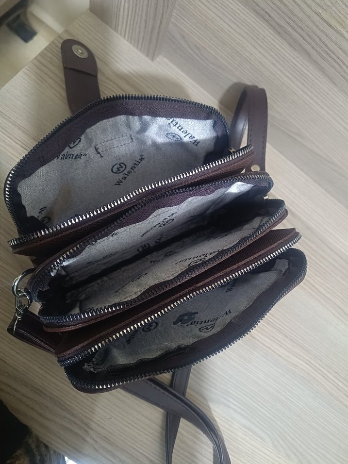 Kahverengi Deri Kadın Çanta - Görsel 4