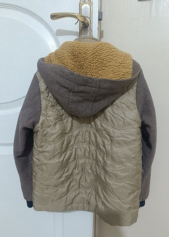 Kahverengi Fermuarlı Erkek Çocuk montu - Görsel 2