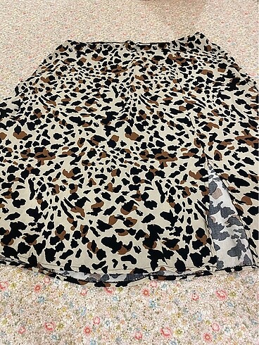 46 Beden Leopar etek