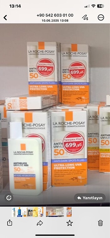 La Roche güneş kremi