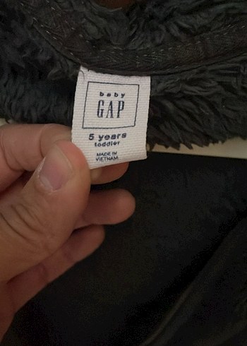 GAP Erkek Çocuk Gri Fermuarlı Sweatshirt - Görsel 2