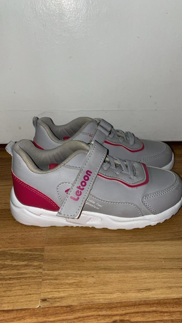 Letoon Gri Kız Çocuk Spor Ayakkabı - Görsel 2