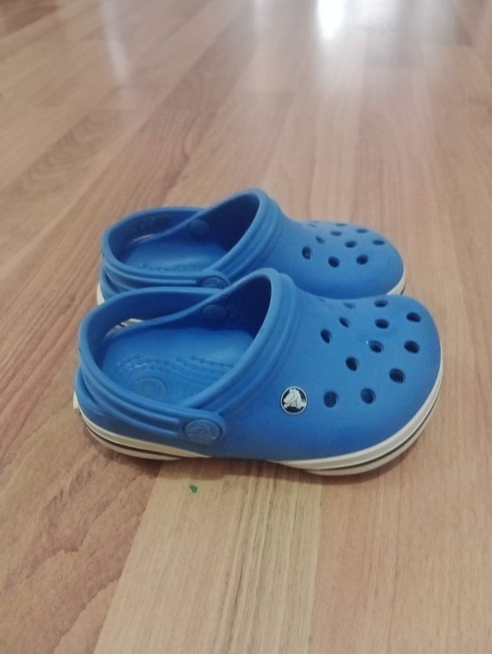 Orijinal Crocs Mavi Erkek Çocuk Terlik - Görsel 2