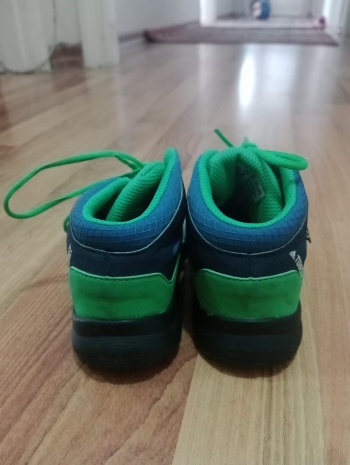 Orijinal Adidas Erkek Çocuk Mavi Spor Bot - Görsel 3