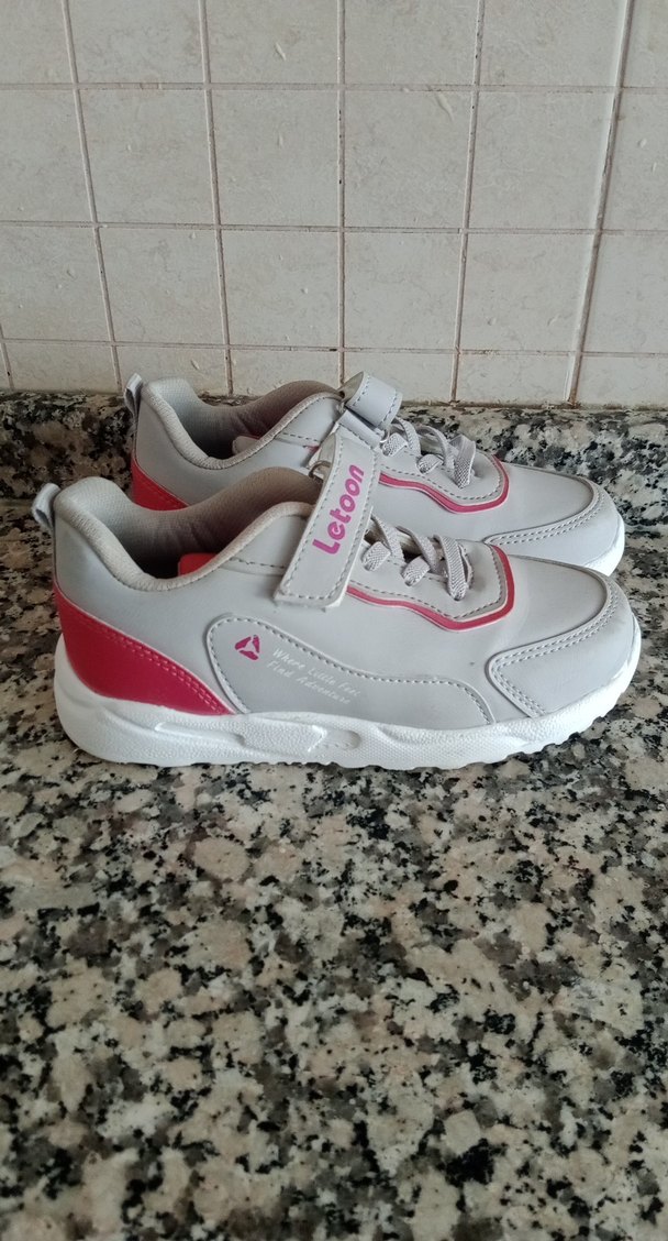 Letoon Pembe Gri Kız Spor Ayakkabı - Görsel 2