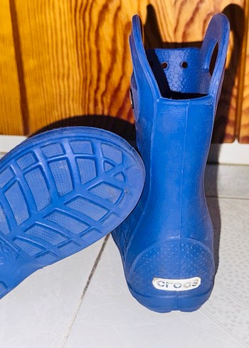 Mavi Crocs Çocuk Botları Tokalı - Görsel 5