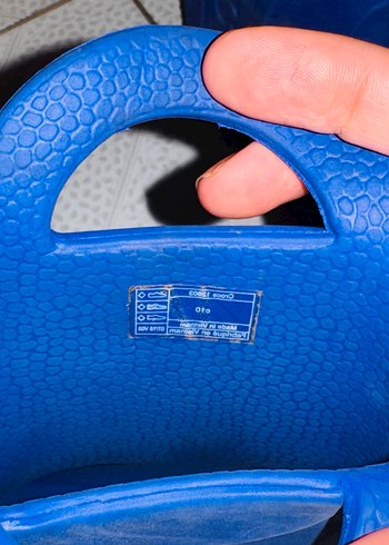 Mavi Crocs Çocuk Botları Tokalı - Görsel 4