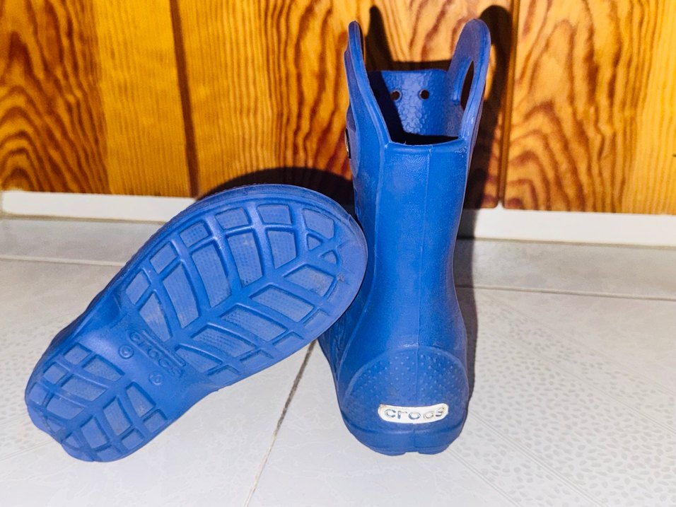 Mavi Crocs Çocuk Botları Tokalı - Görsel 5