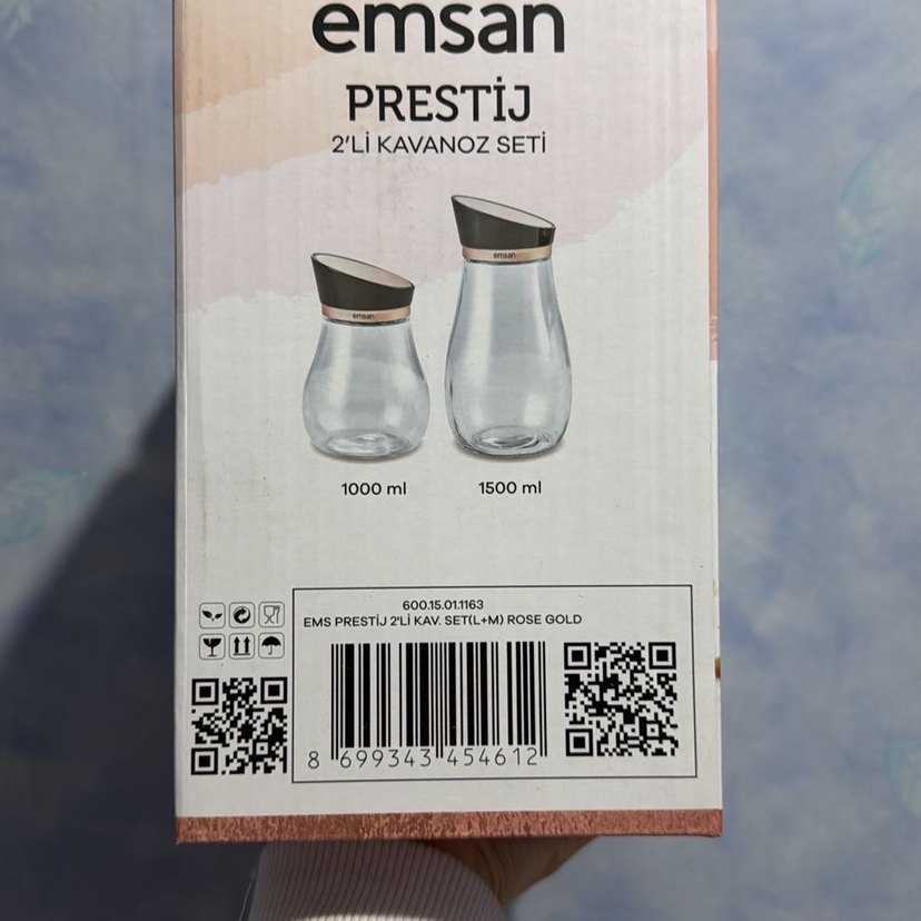 Emsan Prestij 2'li siyah Kavanoz Seti - Görsel 2