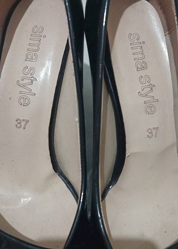 Sima Style Siyah Parlak Stiletto Yılan Desenli - Görsel 4