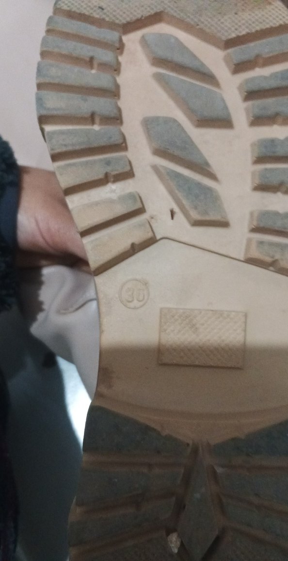 Bej Deri Kadın Dizüstü Bot Blok Topuklu - Görsel 3