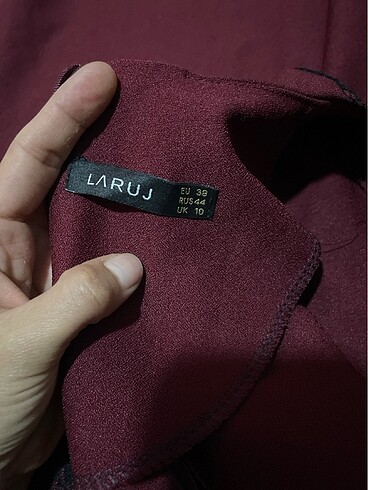 38 Beden bordo Renk Elbise