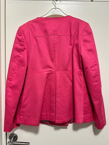 Fuşya ceket - Görsel 3