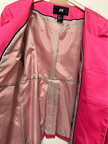 Fuşya ceket - Görsel 4