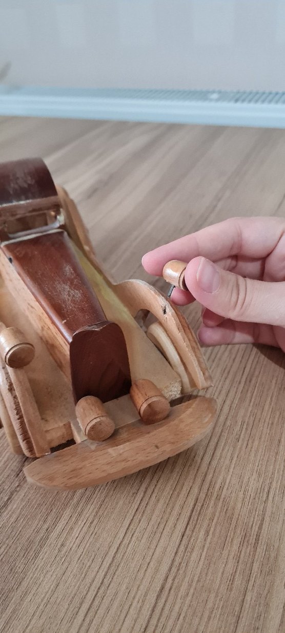 Ahşap Klasik Oyuncak Araba - Görsel 4