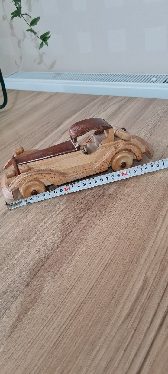 Ahşap Klasik Oyuncak Araba - Görsel 5