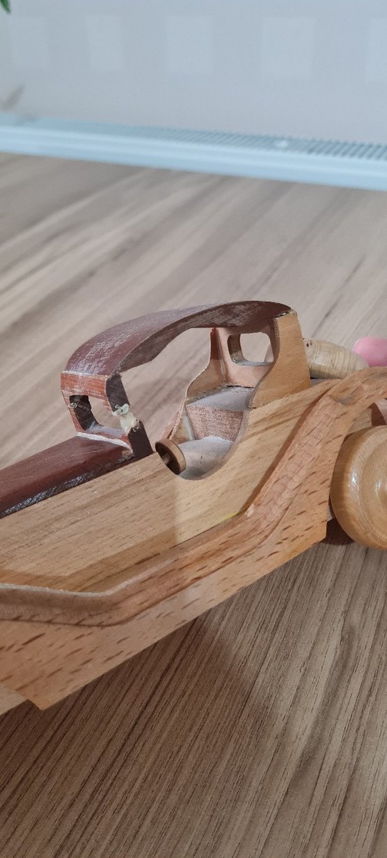 Ahşap Klasik Oyuncak Araba - Görsel 2