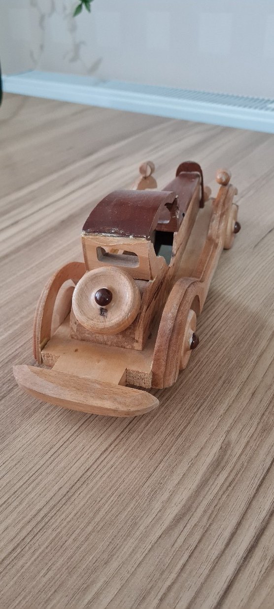 Ahşap Klasik Oyuncak Araba - Görsel 3
