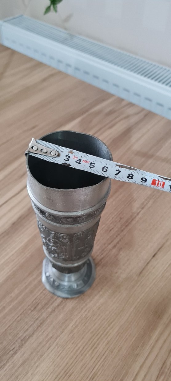 Alman Rein Zinn Kabartmalı Shot Bardağı - Görsel 5