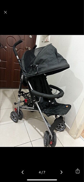 Diğer Beden siyah Renk Siyah baston bebek arabası