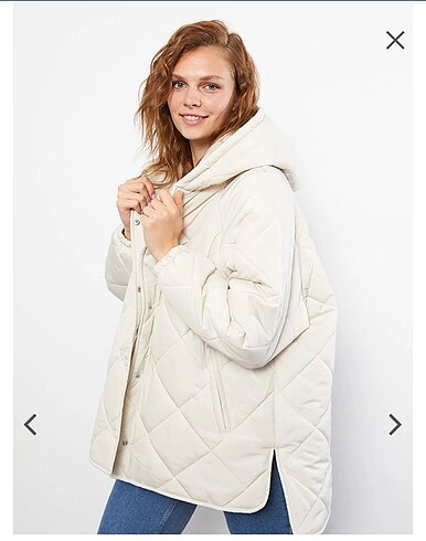 LC Waikiki LCW krem şişme mont