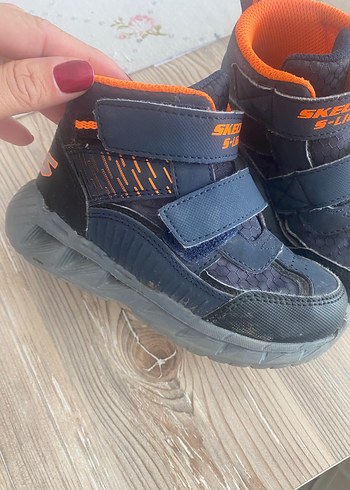 25 Beden Skechers Erkek Çocuk Mavi Spor Ayakkabı