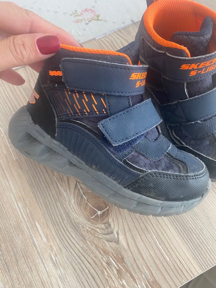 Skechers Erkek Çocuk Mavi Spor Ayakkabı - Görsel 2