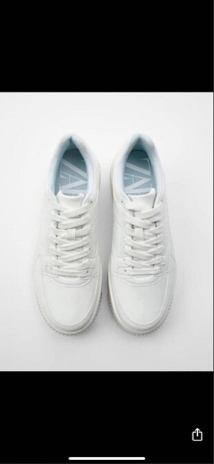 Zara Zara beyaz spor ayakkabı