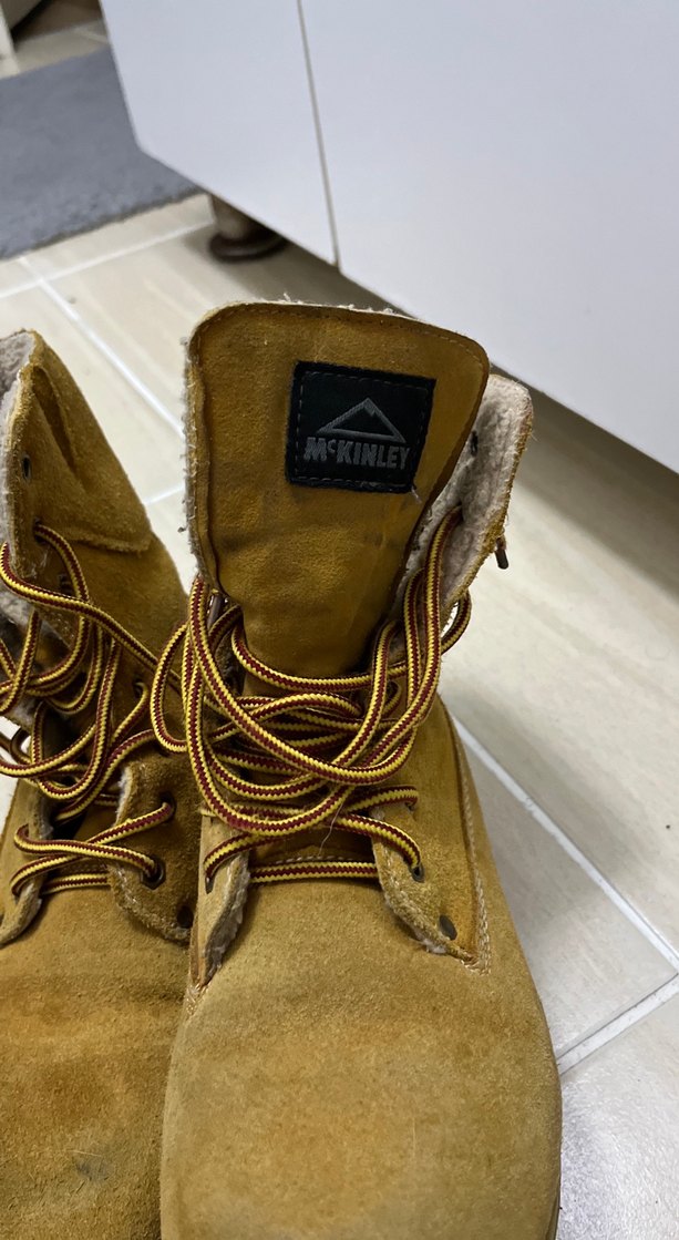 Kadın Kahverengi Süet Bağcıklı Topuklu Bot - Görsel 2