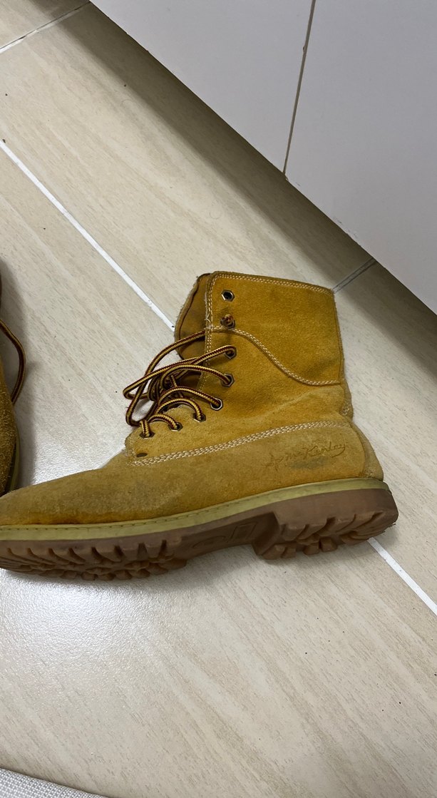 Kadın Kahverengi Süet Bağcıklı Topuklu Bot - Görsel 3