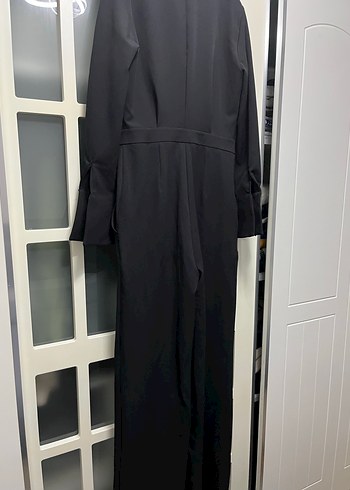 Kadın Siyah Uzun Tulum - Görsel 6