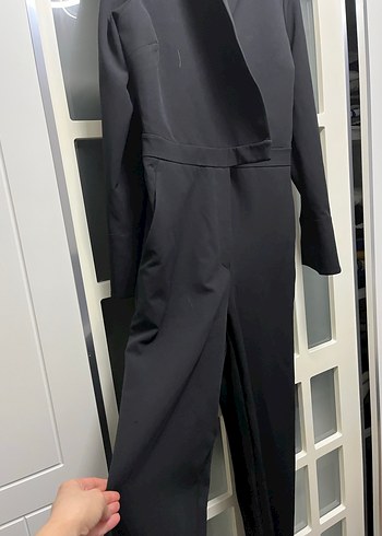 Kadın Siyah Uzun Tulum - Görsel 2