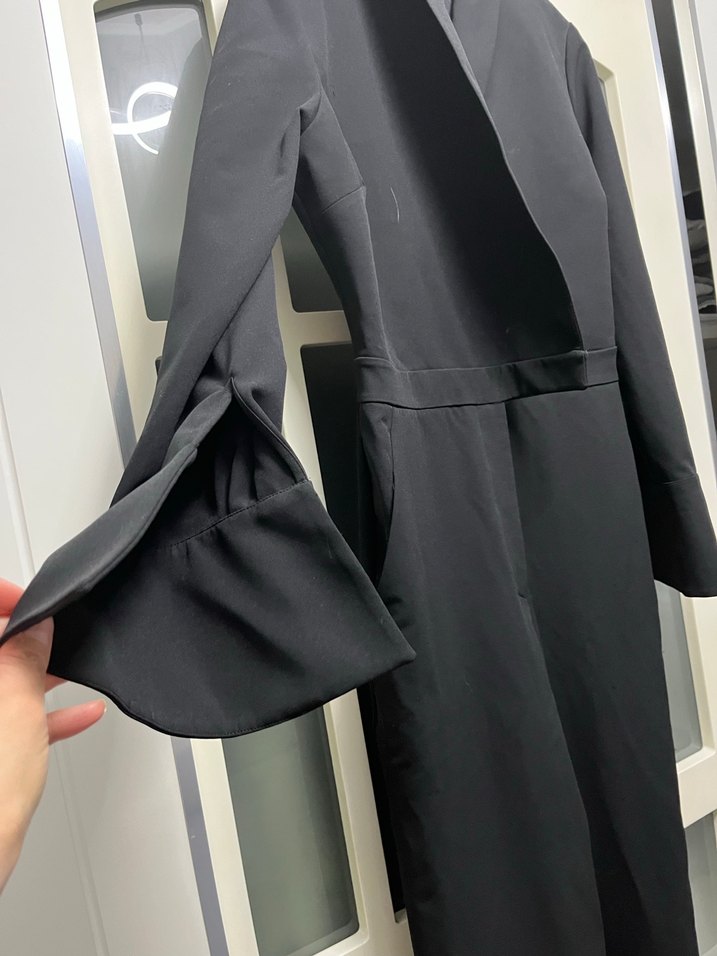 Kadın Siyah Uzun Tulum - Görsel 3