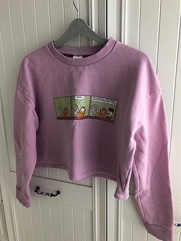 l Beden Trendyol garfield sweatshirt