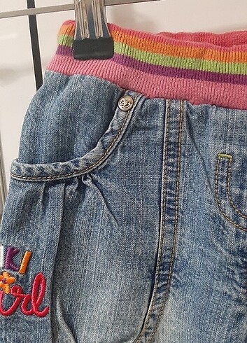24-36 Ay Beden mavi Renk Lcw girl işlemeli detaylı kot pantolon 98 cm 3 yaş 