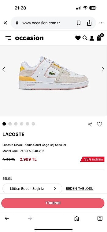 Kadın spor ayakkabı