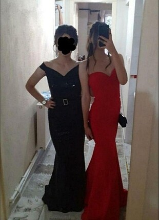s Beden Straplez Balık Abiye