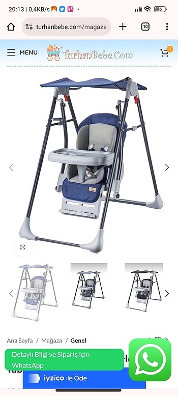 BabyCare Bebek Salıncağı