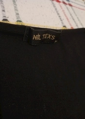 Siyah, Uzun, Salaş Kesim Kadın Tişört - Görsel 9