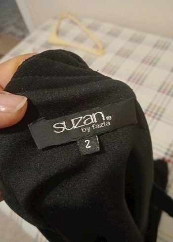 Siyah Midi Triko Elbise - Görsel 7