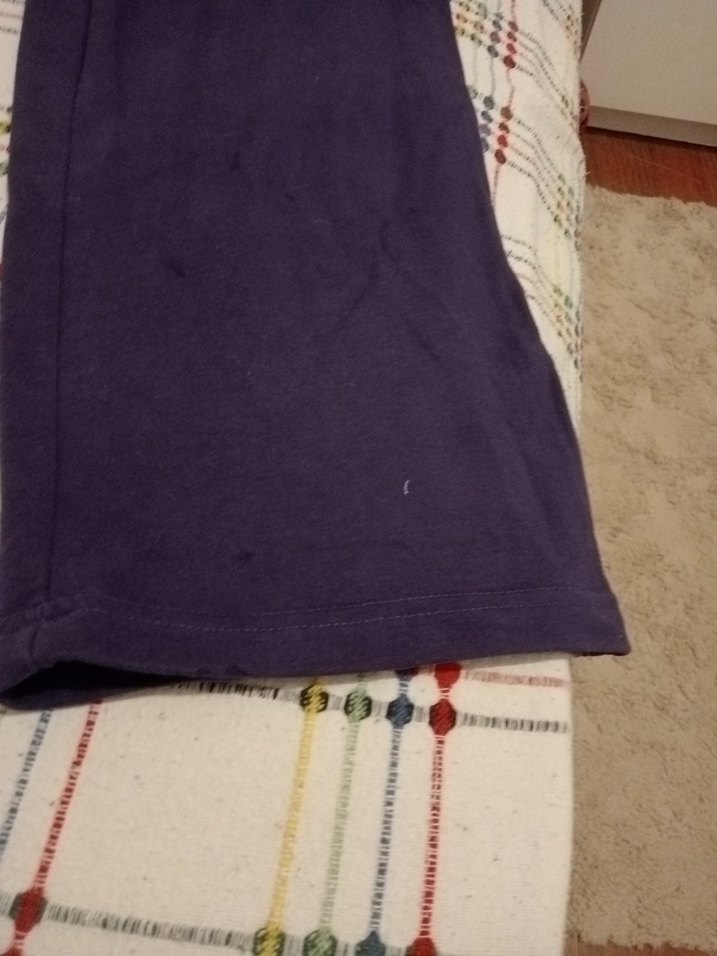 Mor Rahat Kesim Kadın Kumaş Pantolon - Görsel 2