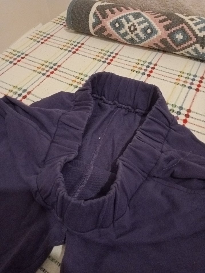 Mor Rahat Kesim Kadın Kumaş Pantolon - Görsel 5