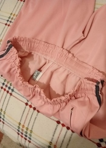 Pembe Rahat Kesim Kadın Kumaş Pantolon - Görsel 6