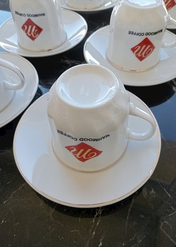 Beyaz Seramik 6'lı Fincan ve Tabak Seti - Görsel 2