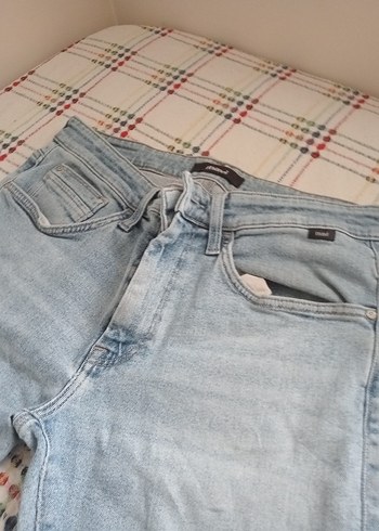 Gri erkek Kot Pantolon Midi Boy - Görsel 3