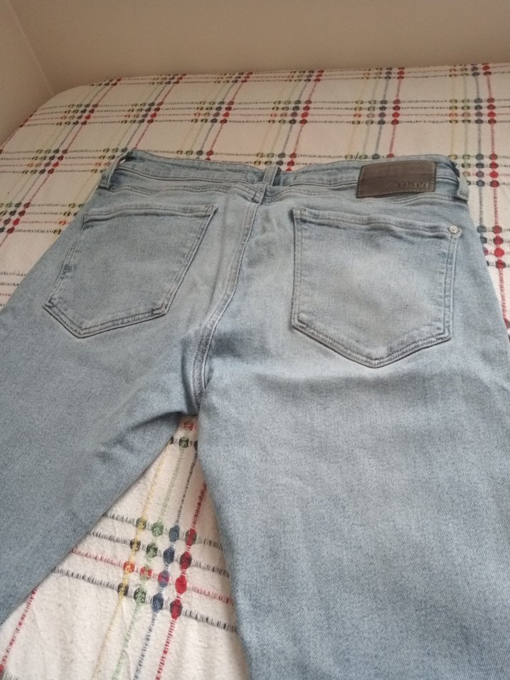 Gri erkek Kot Pantolon Midi Boy - Görsel 4