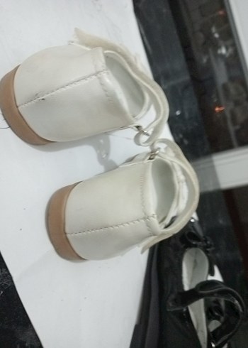 Beyaz Kız Çocuk Babet Ayakkabı - Görsel 2