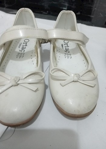 Beyaz Kız Çocuk Babet Ayakkabı - Görsel 4