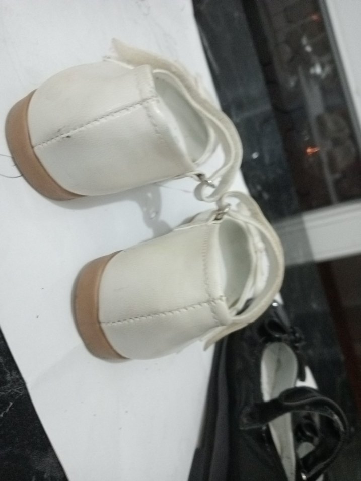 Beyaz Kız Çocuk Babet Ayakkabı - Görsel 2